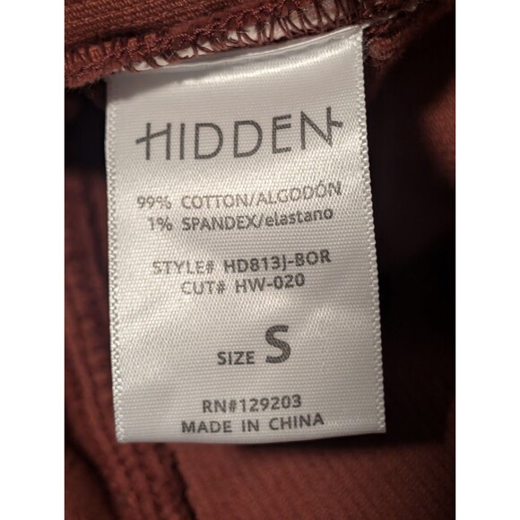 NWT Hidden Jeans Women's Crop Corduroy Jacket Orange Size Small $98 MSRP - Picture 13 of 14